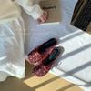 2025 Новые летние женские мюли с бабочкой и узлом, тапочки, модные туфли с закрытым носком, повседневные шлепанцы в уличном стиле