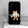 Cartoon Muscle Animals  Phone Case Black Silicone Soft For Samsung S25,S24,S21,S22,S23,S30,Ultra,S20,Plus,Fe,Lite