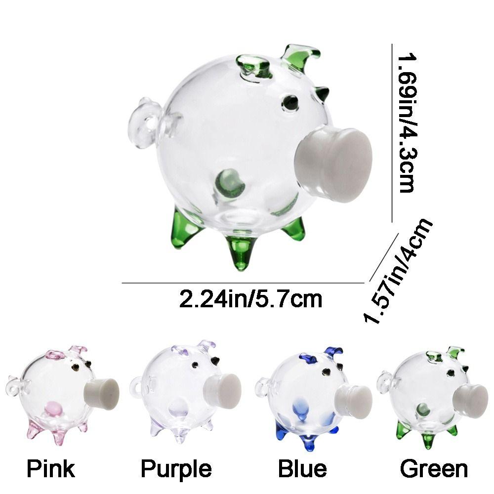 Visible Pig Shape Piggy Bank Cartoon Golden Beans Container Delicate Piggy Money Bank  Home Decor