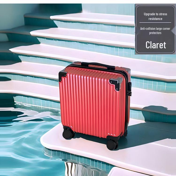 18" Дорожный чемодан ручной клади с универсальными колесами и замком, Прочный чемодан на колесиках для студентов, Доступна 20" версия