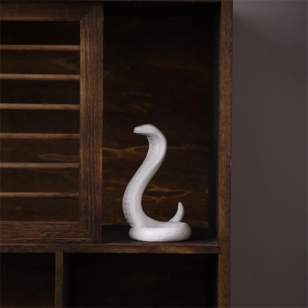 Zodiac Snake Figurine Snake 2025 White Snake Figurine Entrance Lucky Charm Snake Snake Improves Luck Feng Shui Goods Luck Inviting Money Good Luck