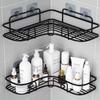 1pc Triangle Wall Mounted Shower Caddy Rack for Bathroom and Kitchen - Easy Installation, Convenient Storage,