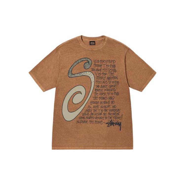 Stussy S Talk Pigment Dyed Tee 1904858
