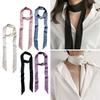 Silk Feeling Scarf for Women Skinny Belt Necktie Neck Scarf Girls Photo Props Neckerchief Skinny Scarf Necktie