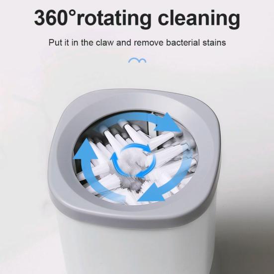 Automatic Dog Paw Cleaner USB Rechargeable Dog Paw Washing Cup Silicone Muddy Foot Cleaning Machine for Small Medium Large Cats Dogs