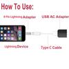 USB-тип C «мама» на 8-контактный адаптер Lightning «папа» для iPhone iPad iPod