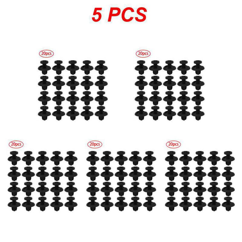 1~10PCS 8mm Hole Door Rivet Plastic Clip Fasteners Black Cars Lined Cover Barbs Rivet Auto Fasteners Retainer Push Pin Clips