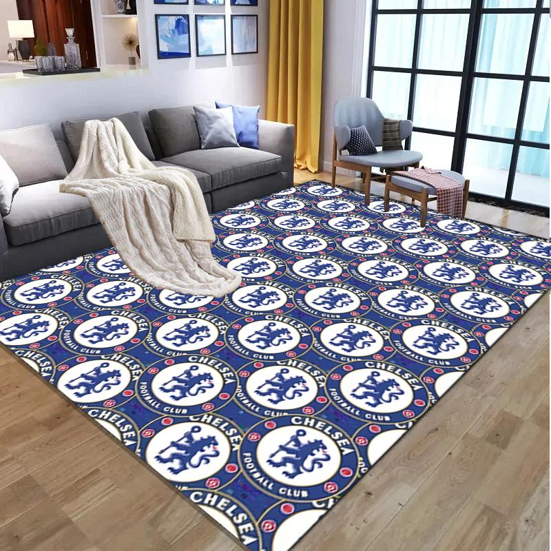 football club.C Pattern Rug, Indoor/Outdoor Mat, for Picnic, Gameroom, Bedroom, Office, Living Room, Home Decor Carpet, Birthday Gift