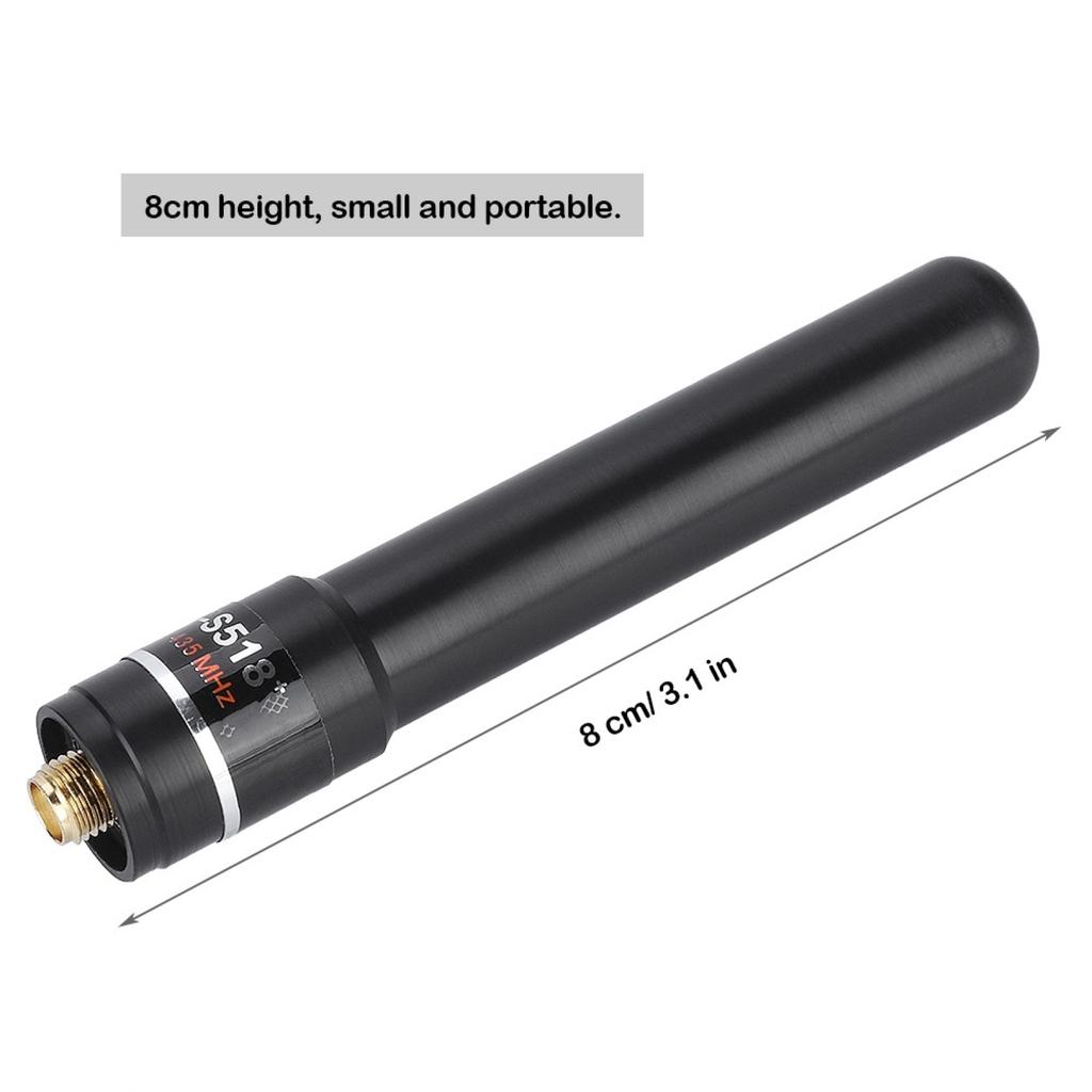 AR-806+ Двухдиапазонная мини-антенна SMA-Female VHF UHF 10 Вт Высокий коэффициент усиления Для Baofeng UV-5R BF-888S UV-21 PRO UV-32 Радиостанции
