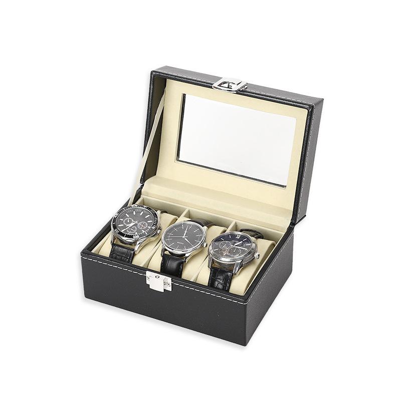 3/6/10 слотов, коробка для хранения часов, органайзер для часов из искусственной кожи, механические часы, держатель для дисплея, чехлы, подарочная коробка для ювелирных изделий porta