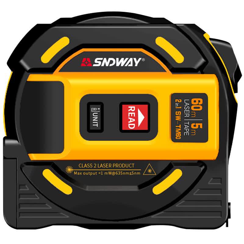Лазерный дальномер и рулетка SNDWAY SW-TM60 (Китайская версия)