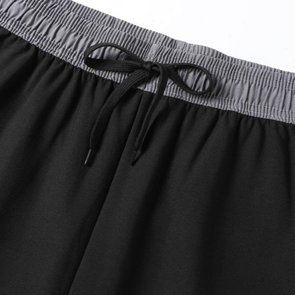 Short Pants Swimming Trunks Shorts Double Layer Men's Jogging Shorts Surfing