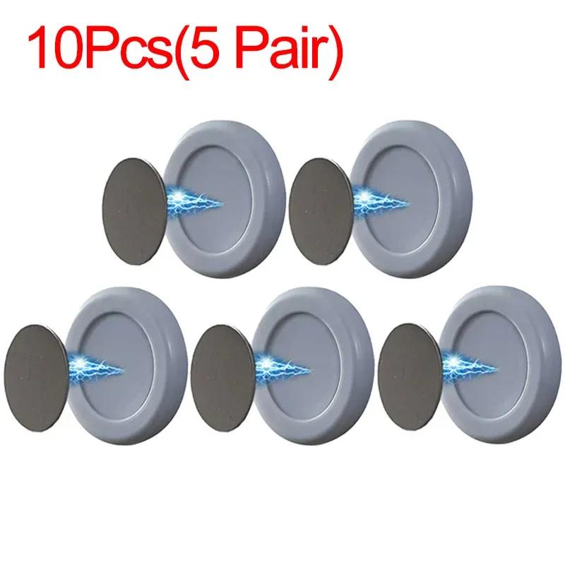 24 шт., магнитные крючки с защитой от потери, настенный сильный магнитный держатель для пульта дистанционного управления, наклейка на холодильник, крючок для хранения, домашний органайзер