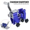Деревообрабатывающая точилка для бензопилы, заточка электрических пил, инструменты для ремонта, ручное управление с 3 шлифовальными стержнями, цепной зуб, дерево и сад