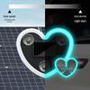 BYD Han Car Solar Heart Neon Light Wireless Decor
