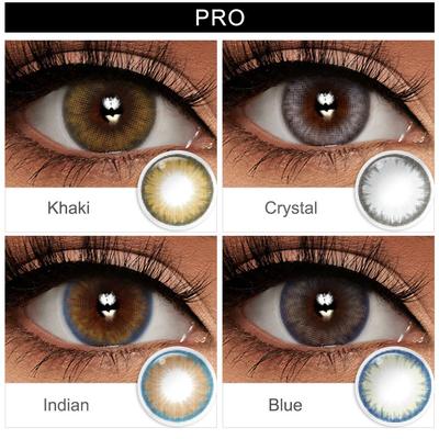 Цветные контактные линзы, косметические линзы синего цвета для глаз, естественная красота, 1 пара, мягкие контактные линзы на год