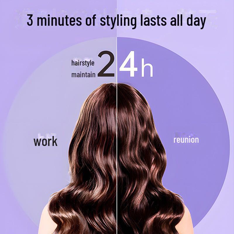 Электрическая вращающаяся автоматическая плойка — защита от ожогов, стойкие крупные волны и кудри, без склеивания волос