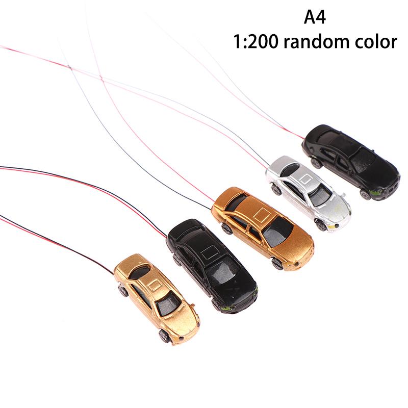 1:75/100/150/200 Пластиковые Модели Машин Со Светодиодными Огнями Микро Сцена Украшения Здания Аксессуары