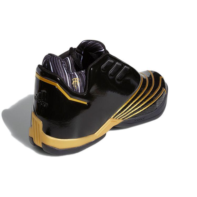 Adidas T-Mac 2 Restomod Black Gold Metallic Мужские кроссовки Core-Black Dark-Solid-Grey H68049