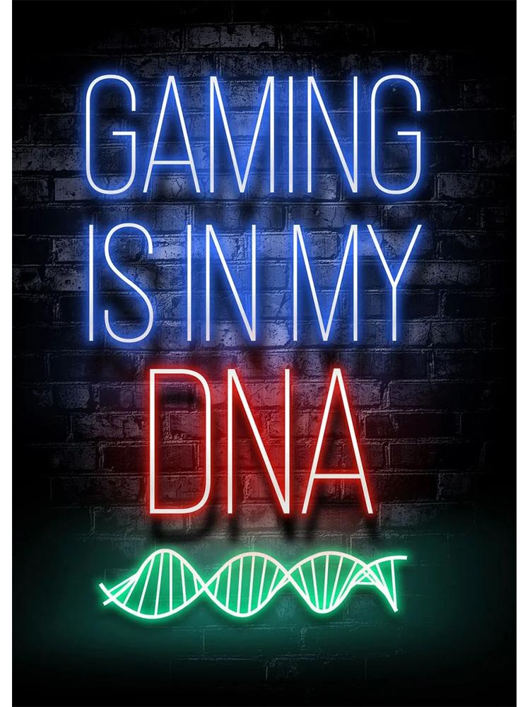 Современный неоновый эффект, плакат для игровой комнаты, игровой геймер, принты, картина на холсте, настенная художественная картина для детей, декор игровой комнаты для мальчиков, подарок