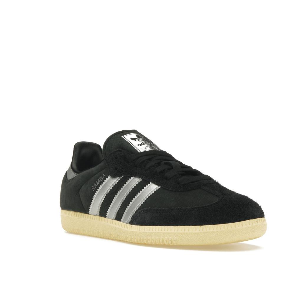 Adidas Samba OG Black Almost Yellow Женские кроссовки Core-Black Matte-Silver IE8128