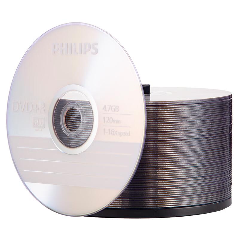 Philips DVD+R 16x 4,7 ГБ Пустые диски Упаковка-шпиндель