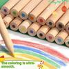 12 Color Christmas Pencil Filled Graffiti Art Painting Brush Drawing Pencils Sketching Pen Stationery Supplies Christmas Gifts