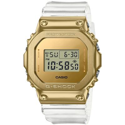 G-Shock мужские часы с металлическим покрытием GM-5600SG-9JF прозрачные - японская версия с официальной лицензией
