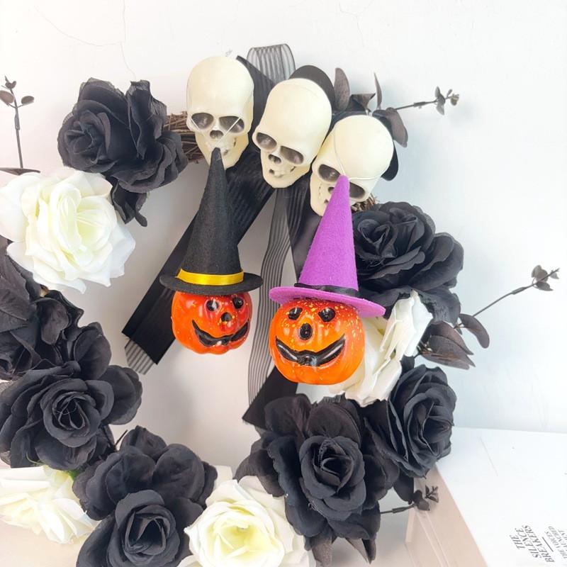 Horror Pumpkins Pendant Witch Hat Halloween Festival House Decoration Pendant