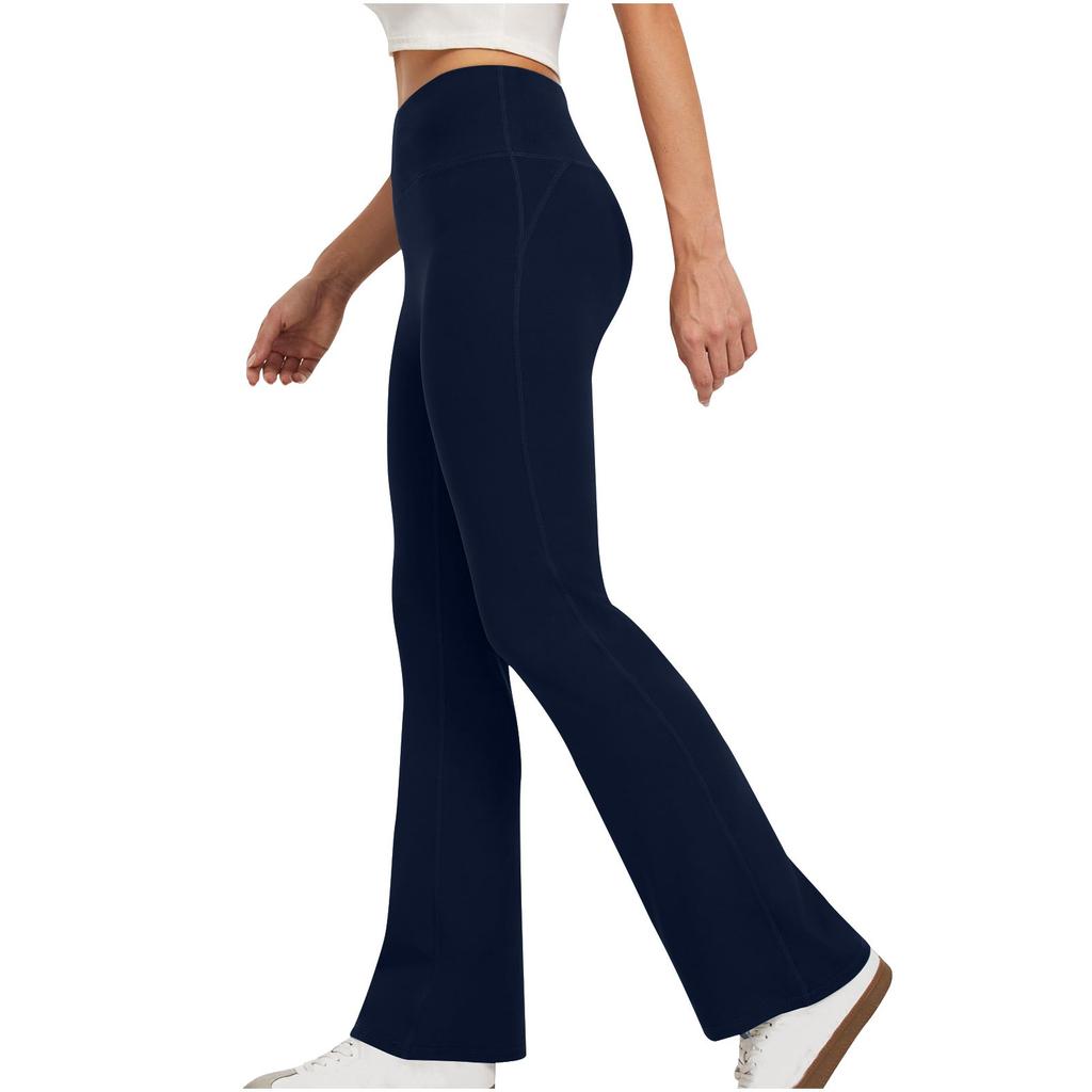 Women's Casual Business Work Pants , Regular Micro Flared Yoga Pants