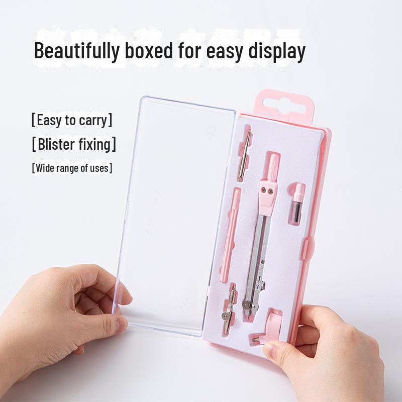 Набор из шести металлических циркулей для чертежей для экзаменов и проектирования