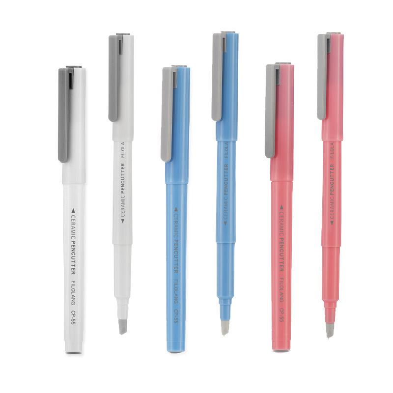 Керамический нож-карандаш, новинка, безопасный универсальный нож, нож для резки бумаги, нож для резки конвертов, альбом, журнал, офис, школа