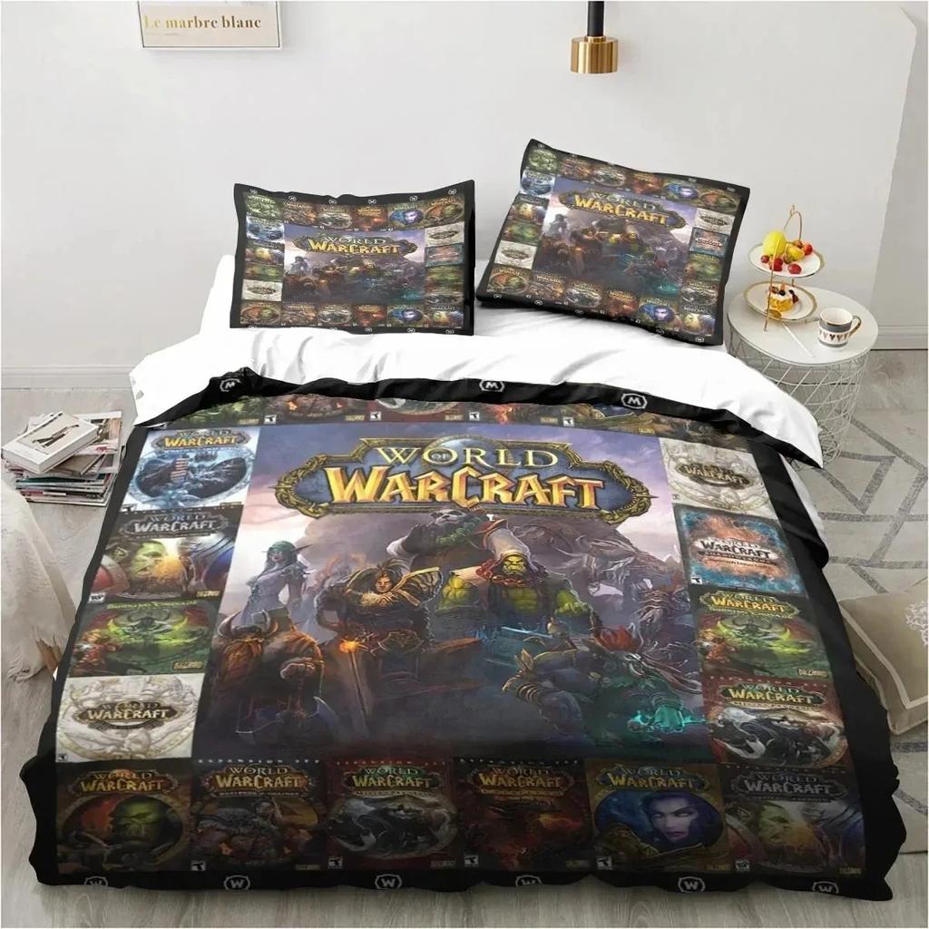 3D-печать игровой World Warcraft комплект постельного белья пододеяльник постельный комплект пододеяльник наволочка одеяло king size queen размер для мальчиков взрослых