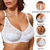 Регулируемый женский большой кружевной бюстгальтер соберите и соберите вторичную грудь тонкий бюстгальтер грудь нижнее белье
