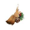 Realistic Squirrel Ornament With Foam Pinecone Christmas Tree Hanging Decoration for Indoor and Outdoor Holiday Party