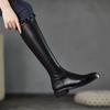 Winter 2025 Autumn Elegant With Low Heels Long Boots for WomenComfortable On Promotion Footwear Pu Knee High Shaft Shoes Woman
