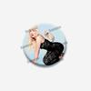 Fashion Singer S-sabrina Carpenter Button Pins Handmade Round Brooch for Backpack Hat Decoration Jewelry Badge Accessories Gifts