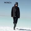 MO&Co. High-Waist Tailored Drawstring Wool Blend Joggers