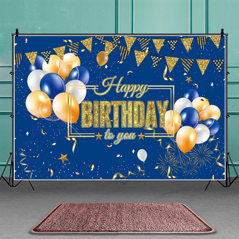 5x3ft 7x5ft 8x6ft фон с днем ​​рождения, баннер, тканевый реквизит, украшение для вечеринки