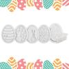 Hollow Easter Egg Rabbit Lamp Silhouette Silicone Mold DIY Gypsum Candle Base Plaster Mold for Home Decoration