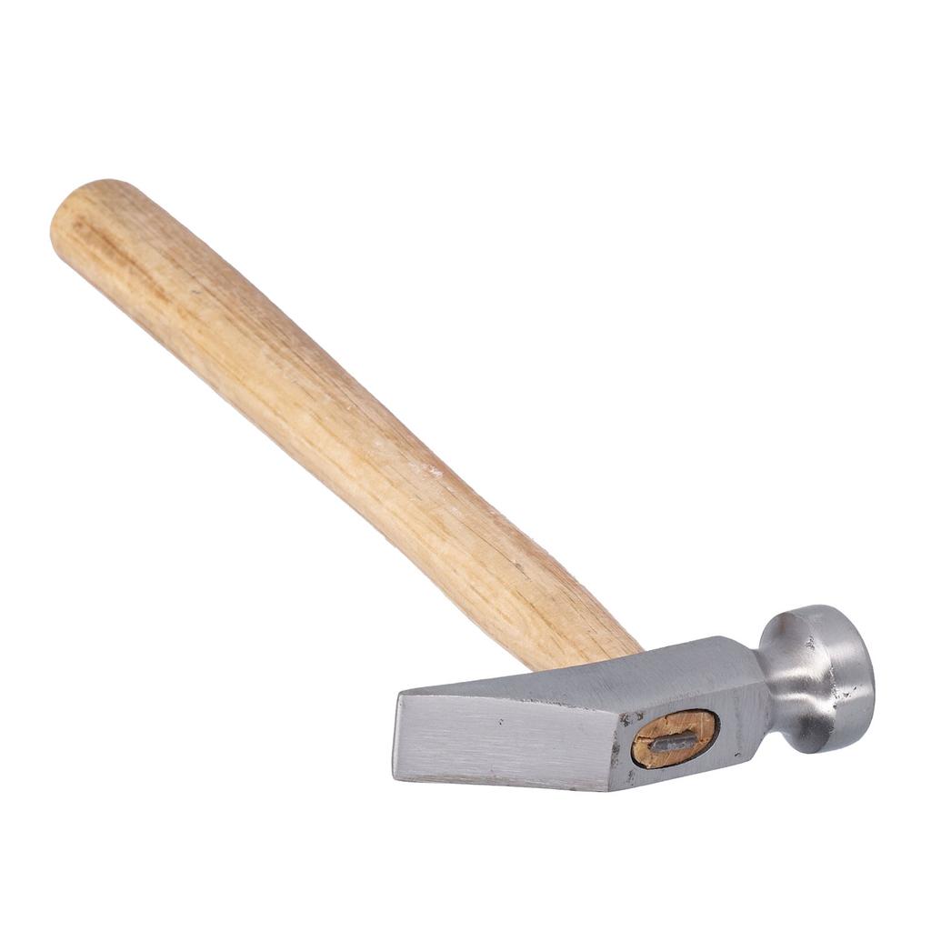 Shoe Upper Hammer All Steel Handicraft Hammer Wood Handle Small Hammer for Shoe Repairing Making