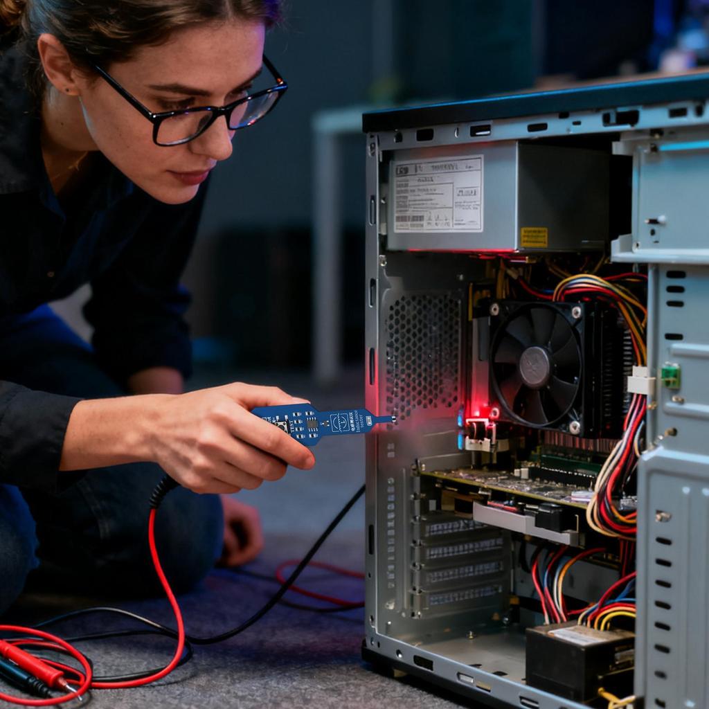 Портативный компонентный тестер Быстрая проверка Точные инструменты Тестер катушек материнской платы Электронный детектор для ремонта телефонов Схема