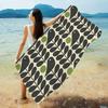 Orla Kiely Лист Цветок Микрофибра Пляжное Полотенце Впитывающее Быстросохнущее Мягкое Для Йоги Плавания Курорта Альпинизма