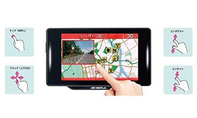 CELLSTAR AR-W87LA Детектор лазерного излучения и радар-детектор GPS, Интегрированный 18-диапазонный, Тройной датчик,