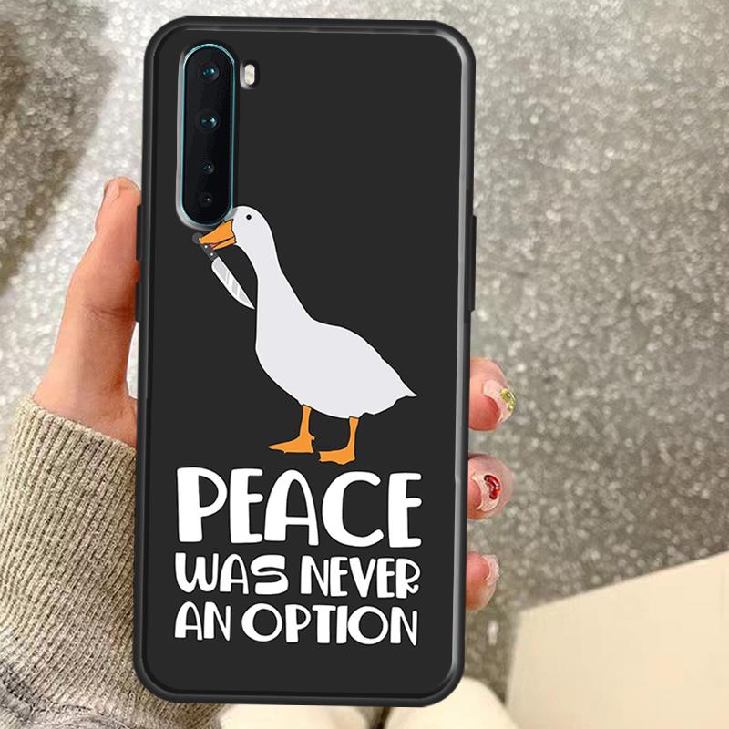 Cartoon Cute Goose Game Case For OnePlus 15R 13R 13T 12R 10T 15 13 12 11 10 9 Pro Nord 5 CE 4 3 2 Lite N20 N30 Coque