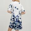 Women's Fashion Casual Print Round Neck Short Sleeve Short Dress