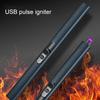 Pulse Igniter USB Charging Windproof No Flame Long Handle Camping Gas
