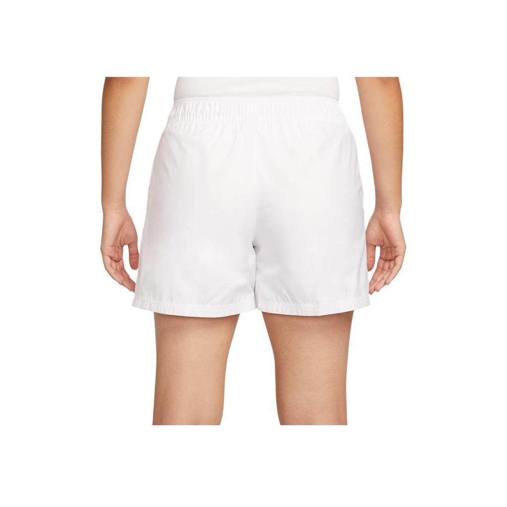 Nike High-Waist Drawstring Shorts With Logo Women Bottoms White DM6761-100