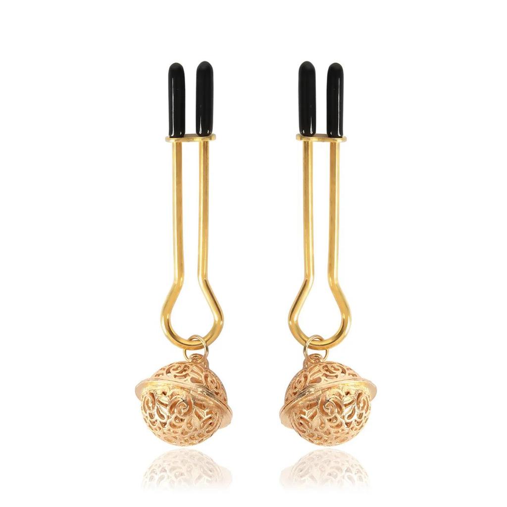 Metal Nipple Clips 2pcs Stimulator Bondage Restraints Flirting Teasing Women Sex Toy Slave Couple Play Female Breast Clit Clamps