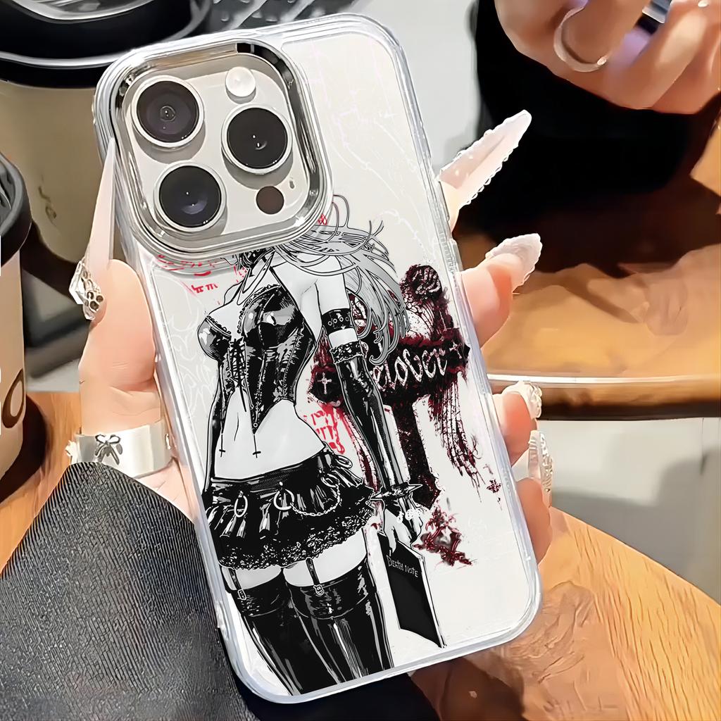 Чехол для телефона с аниме D-Death N-Note для iPhone 17 16e 16 15 14 13 12 11 mini Pro Max X XR XSMAX 8 7 Air Plus Прозрачный Мягкий Чехол